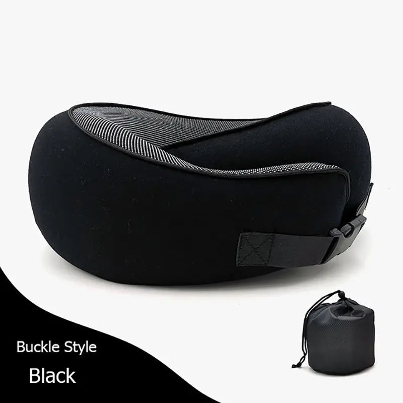 Travel Neck Pillow Non-Deformed Airplane Pillow Travel Neck Cushion Durable U-Shaped Travel Memory Cotton Nap Neck