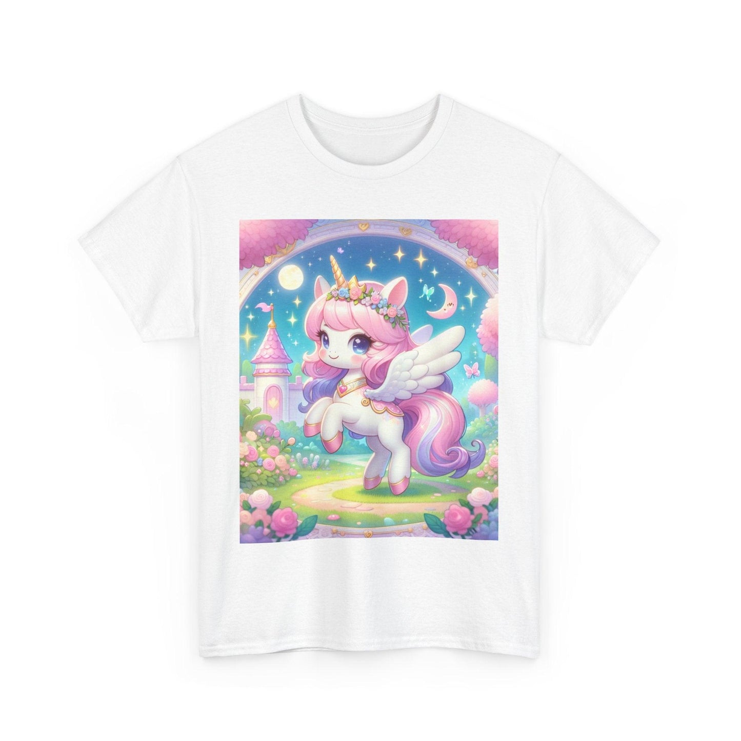 T-Shirt - Cute Girly Magical Unicorn Graphic Tee - Oceanfront Products