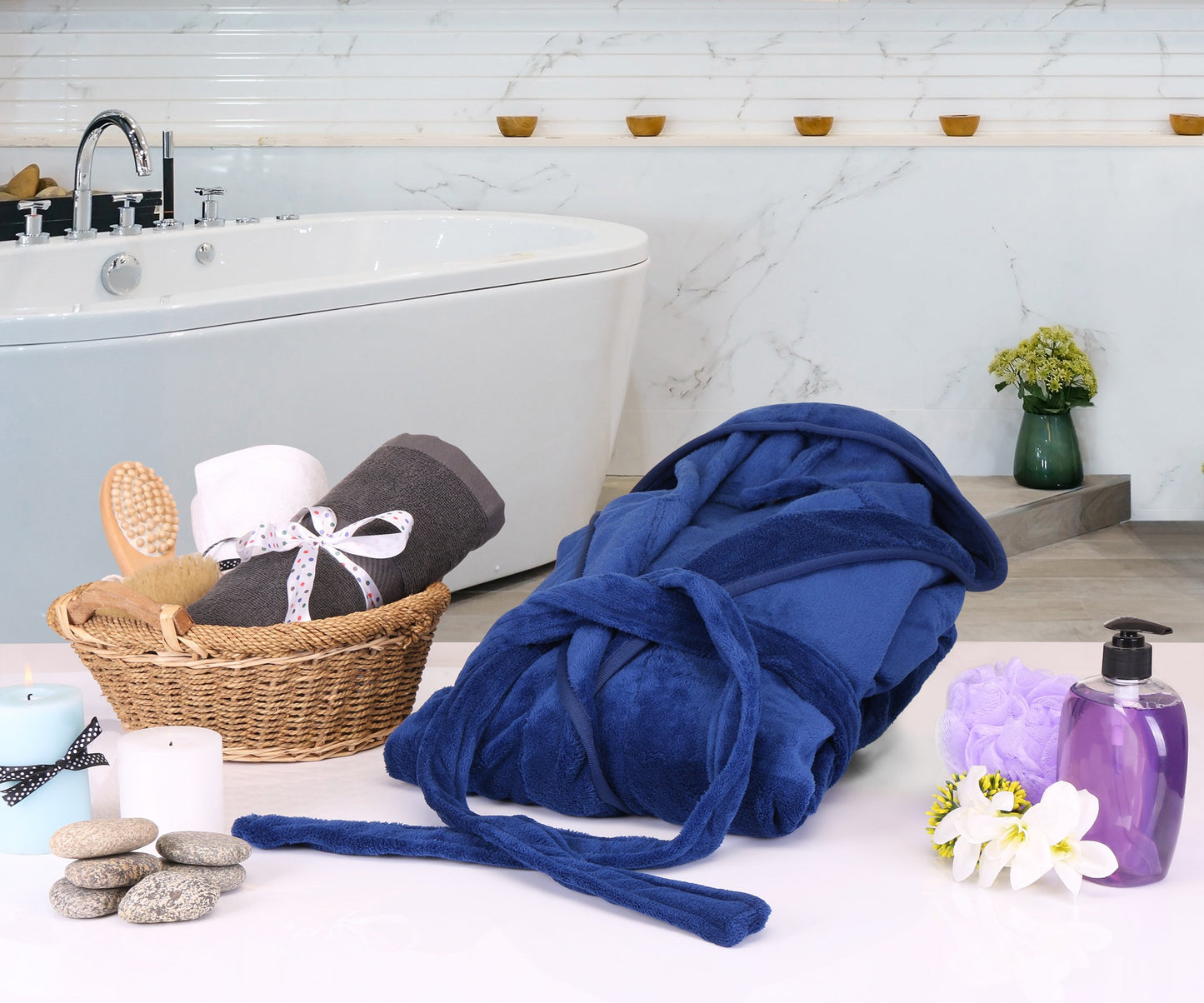 Oceanfront Luxe Spa Robe™ — Soft Plush Comfort, Luxury Feel, Premium Loungewear