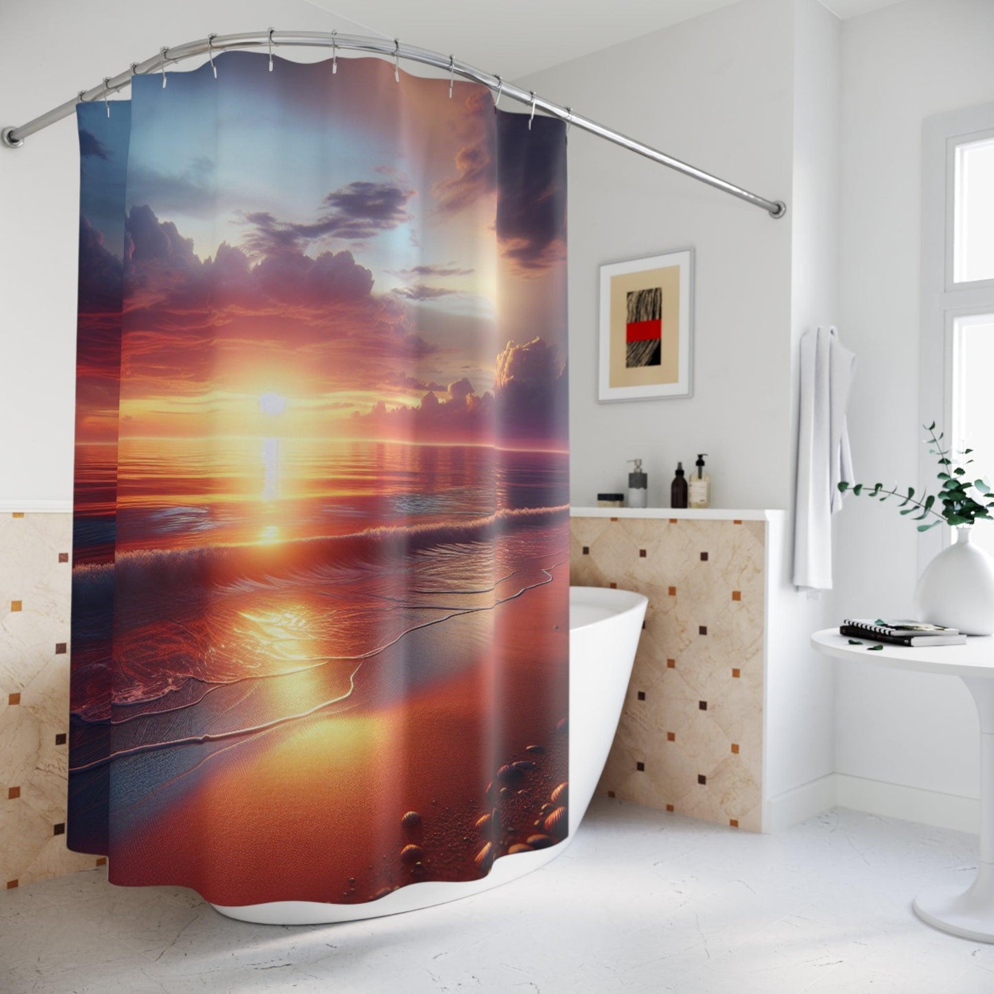 Sunset Shower Curtains - Oceanfront Products