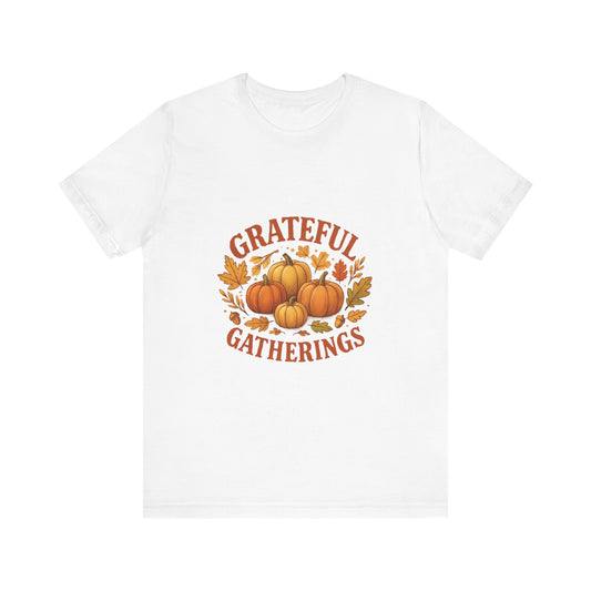 Fall Thanksgiving Tee - Unisex Jersey Short Sleeve