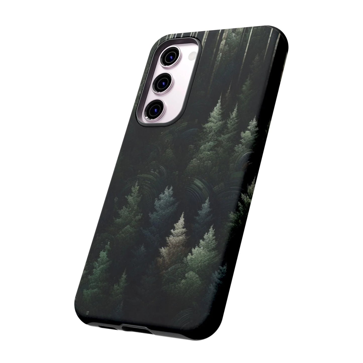 Phone Cases - Deep Dark Forest Nature Design - Oceanfront Products