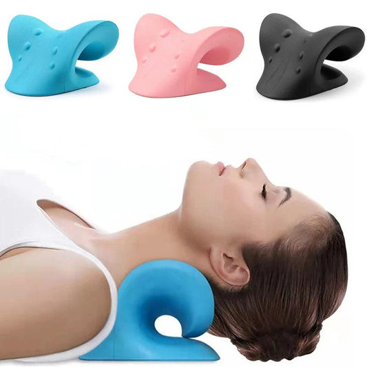 Cervical Spine Stretch Neck shoulder Relaxer Cervical Muscle Relaxation Traction Device shoulder Massage Pillow spine Correction - Oceanfront Products